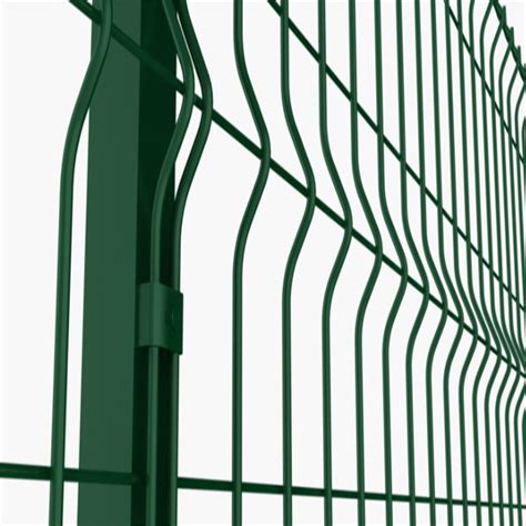 Factory High Quality PVC Coated Outdoor Metal Garden Fence Panel 3D