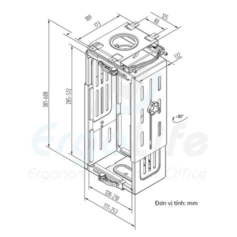 Cpu Holder Flexispot Loctek Ch101 Load Weight 15kgs Adjust Min