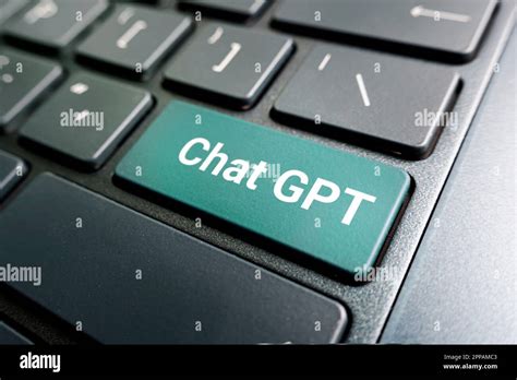 ChatGPT en el botón del teclado para chatear con IA o Inteligencia