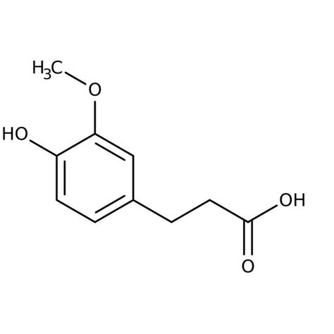 3 4 Hydroxy 3 Methoxyphenyl Propionic Acid 97 Thermo Scientific