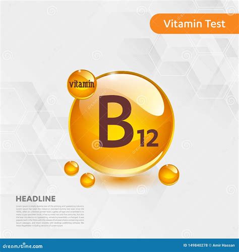 Vitamin B Gold Shining Pill Capcule Cholecalciferol Golden Vitamin