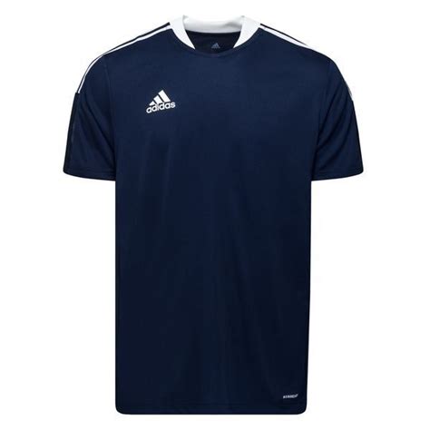 adidas T shirt d Entraînement Tiro 21 Bleu Marine Blanc