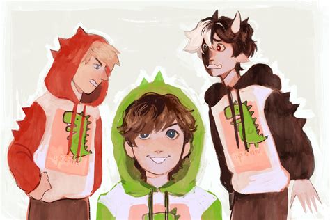 Dino Hoodies Yes Yes Rranboo