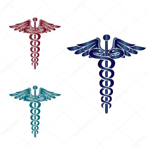 S Mbolo M Dico Caduceus Vector De Stock Skiny