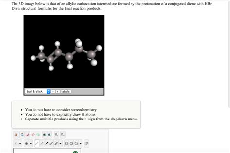 Solved The 3D image below is that of an allylic carbocation | Chegg.com