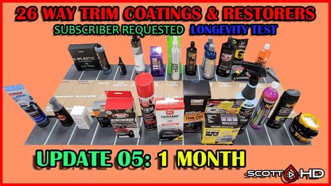 26 WAY TRIM RESTORER TRIM COATINGS Longevity Test SUBSCRIBER