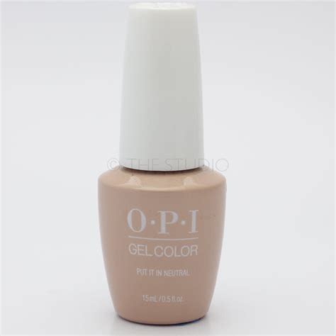 OPI OPI T65 Gel Put It In Neutral The Studio Nail And Beauty