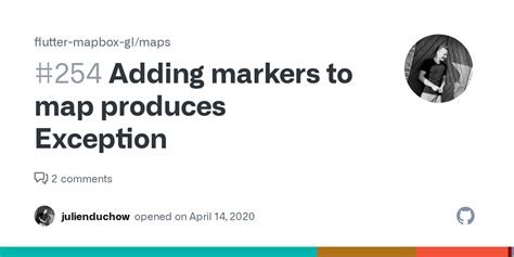 Adding Markers To Map Produces Exception Issue 254 Flutter Mapbox