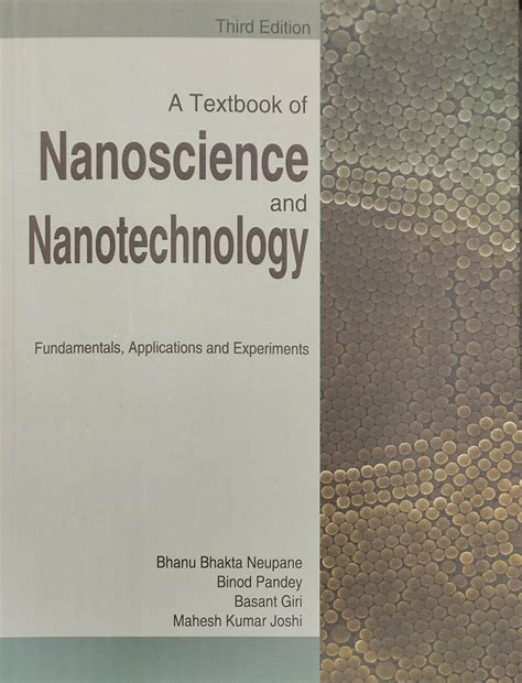 A Textbook Of Nanoscience And Nanotechnology Heritage Publishers