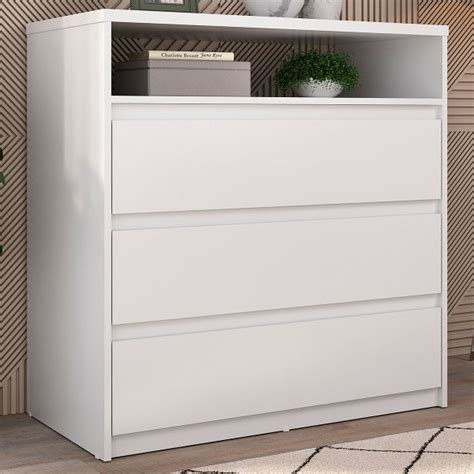 C Moda Gales Gavetas Mdf Branco Mambel