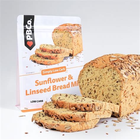 Pbco Simply Low Carb Sunflower And Linseed Bread Mix 340g Miss Spelts