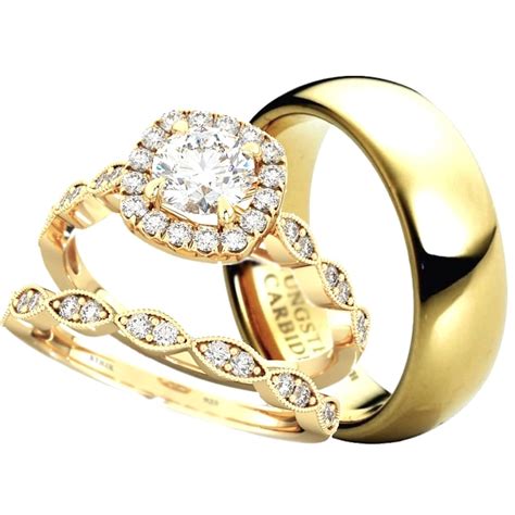 wedding ring set