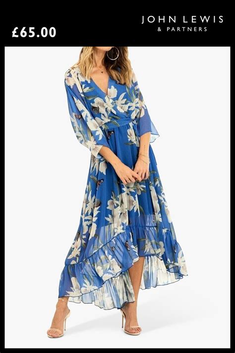 Yumi Floral Kimono Sleeves Dip Hem Wrap Midi Dress Green Multi 8