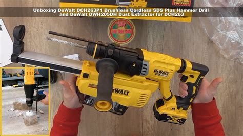 Unboxing Dewalt Dch P Brushless Cordless Sds Plus Hammer Drill And