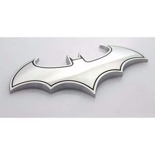 Emblema Batman Adesivo Cromado 3d Dark Knight Shopee Brasil