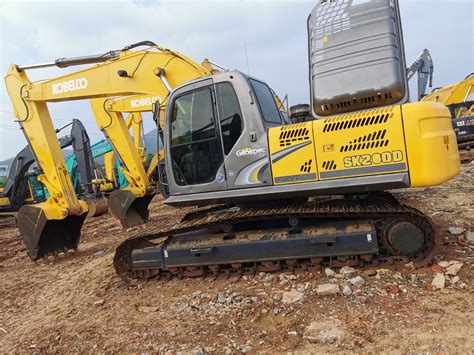 Ton Yellow Second Hand Kobelco Sk Used Hydraulic Crawler Excavator