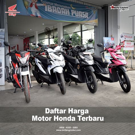 Brosur And Daftar Harga Motor Honda Terbaru Honda Bintang Motor