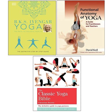 B.K.S. Iyengar Yoga, Functional Anatomy of Yoga, Classic Yoga Bible 3 Books Set | The Book Bundle