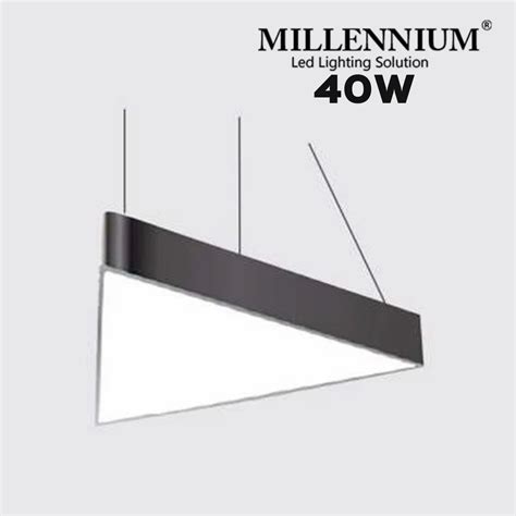 Aluminium 40W Triangle LED Linear Hanging Lights At Rs 6000 Piece In