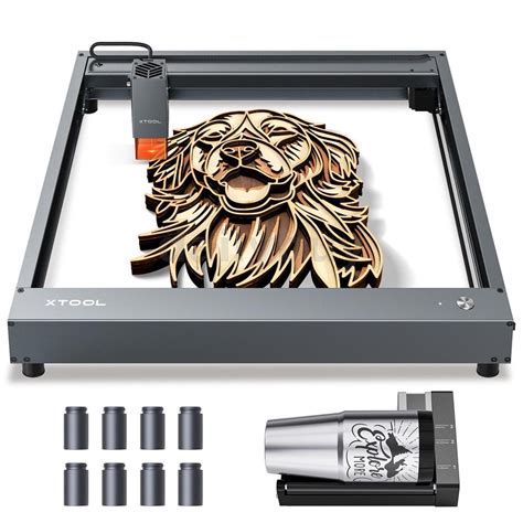 Makeblock Xtool D Laser Engraving Machine With Rotary Attachment And