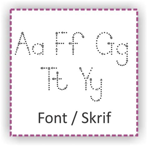 Font ABC Junior Typing Dots – iKnowThat