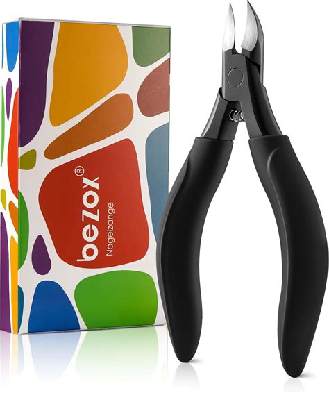 Bezox Comfort Grip Ingrown Toenail Clippers For Thick Toenails