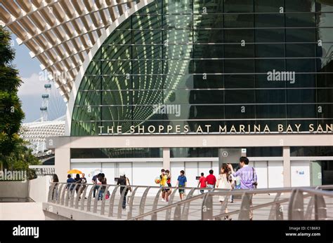 The Shoppes At Marina Bay Sands A Shopping Mall In The Marina Bay