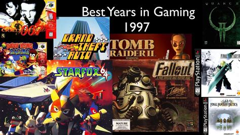 Best Years In Gaming 1997 Youtube