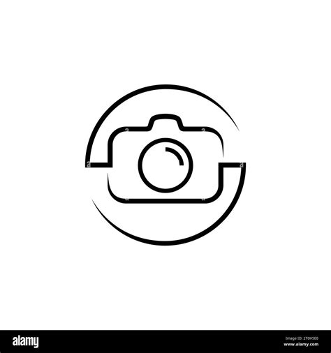 Camera Logo, photography logo, icon, vector Stock Vector Image & Art ...