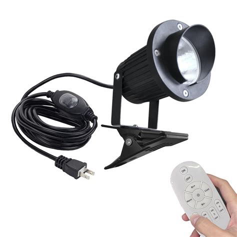 FSLiving Outdoor LED Spotlight Remote Control With Clip Stepless