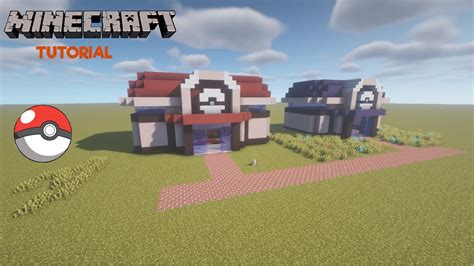 Minecraft Como Construir Un Centro Pok Mon En Minecraft Tutorial