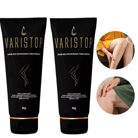 Melhor Creme Para Circulação Nas Pernas - Kit 2 Un Varistop Creme Original P/ Circulação Nas Pernas ...