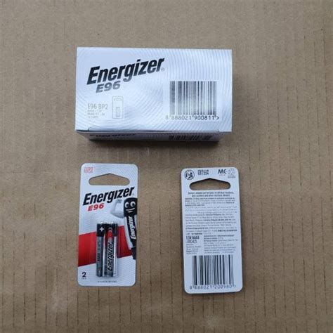 Jual Baterai Alkaline Energizer AAAA E96 Isi 2 Original Jakarta Barat