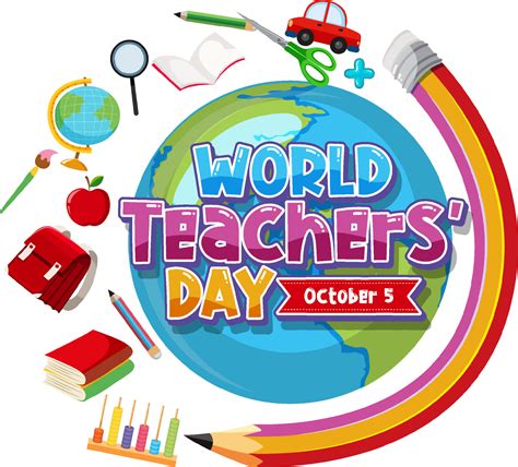 World Teacher's Day Logo Banner Design 11490769 Vector Art at Vecteezy