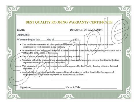 Understanding Roofing Warranties Best Quality Roofing