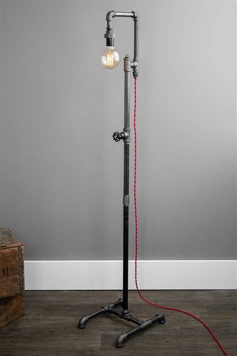 Edison Bulb Floor Lamp Industrial Style Bare Bulb Light Etsy