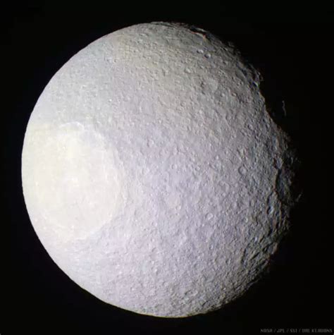 Enhanced Color Global View Of Saturn S Tethys 11 The Planetary Society Nasa Jpl Spacecraft