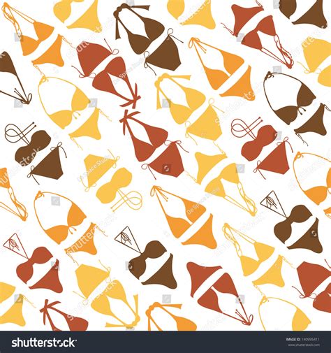 Bikini Collection Vector Stock Vector Royalty Free Shutterstock