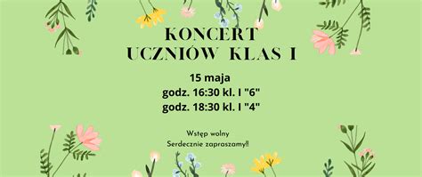 Koncert Uczni W Klas Pierwszych Pa Stwowa Szko A Muzyczna I Stopnia W