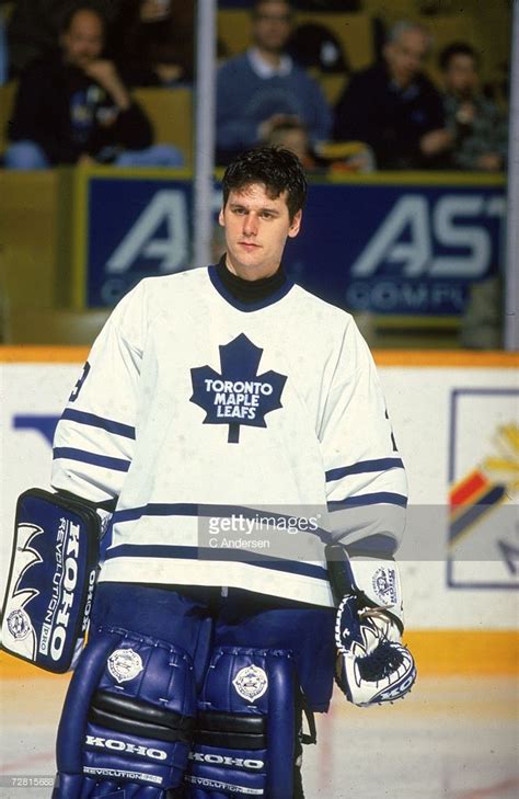 Canadian Professional Ice Hockey Player Felix Potvin Goalie Of The