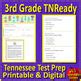 Rd Grade Tnready Ela Reading Bundle Task Cards Tests Game Tcap Tn