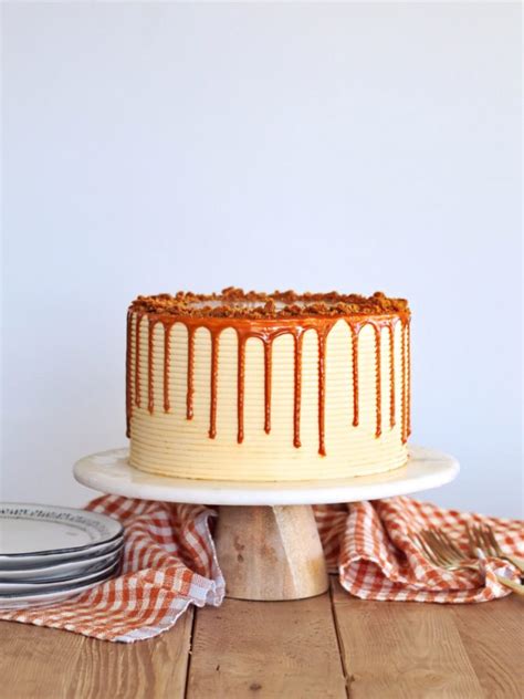 Unforgettable Banana Caramel Biscoff Cake - Cake by Courtney