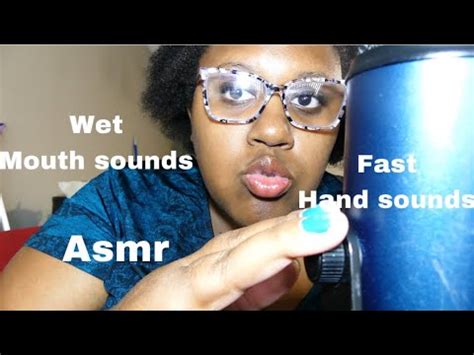 ASMR Wet Mouth Sounds Hand Sounds Janay D ASMR Janaydasmr