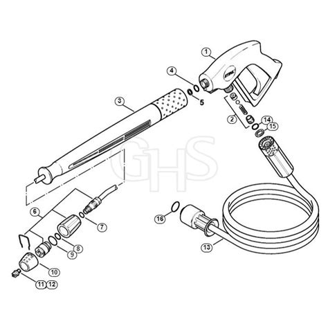 Genuine Stihl Re281 Plus L Spray Gun Spray Lance Wand 40 2009 Ghs