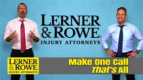 Lerner And Rowe Injury Attorneys Your Local Law Firm Youtube