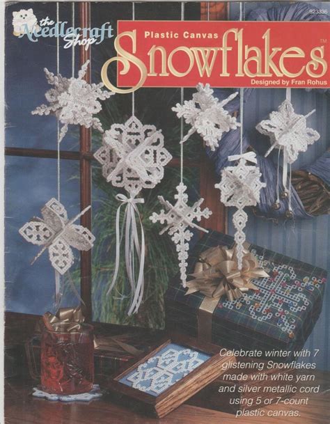 Snowflakes Christmas Ornaments Plastic Canvas Patterns Needlecraft Shop