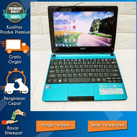 Jual LAPTOP NOTEBOOK NETBOOK ACER ASPIRE ONE SECOND BEKAS 10 INCH