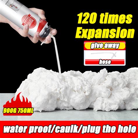 750ml Polyurethane Foam Spray PU Foam Spray Fills Cracks And Joints