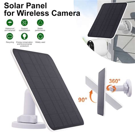 Panneau Solaire Pour Camera De Surveillance Solaire Arlo Pro Arlo