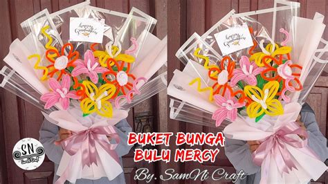 Buket Bunga Viral Pipe Cleaner Buket Bunga Bulu Mercy Buket Terbaru